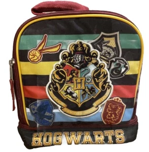 Kit de lonchera Harry Potter doble compartimento aislado escudo de Hogwarts bordado - Imagen 1 de 7