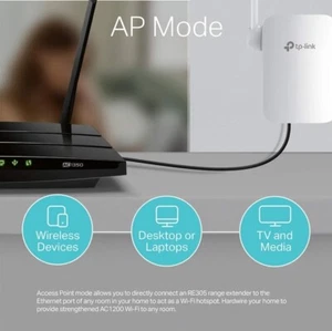 TP-Link RE305 AC1200 Dual Band Wi-Fi Range Extender, Smart Home Alexa..Save $$ - Bild 1 von 8