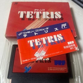 Tetris Nintendo Famicom FC BPS Japan Import CIB Complete with Box & Manual