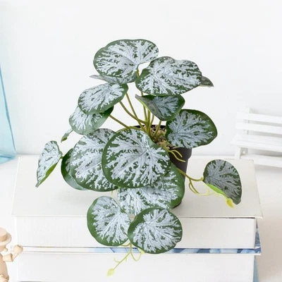 Artificial Hanging Bonsai Plant for Home Office Tabletop Decoration Leaves - Image 1 of 4