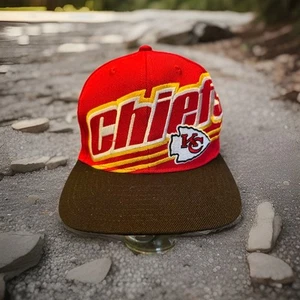 Kansas City Chiefs Hat Reebok ProLine Vintage 90's Baseball Cap Red One Size Big - Picture 1 of 9