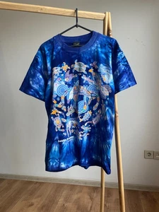 Dolphin Dreaming Australia Vintage 90's Tie Dye T-Shirt Size M - Picture 1 of 5