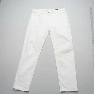 Pantalones de mezclilla elásticos blancos Banana Republic para hombre talla 38 x 32 Foto 1 de 4