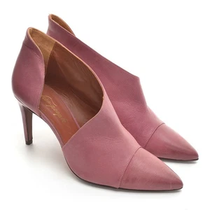 Damen Free People spitz zulaufende Stiletto Booties 40 / 10 Mauve Leder Pumps Schuhe - Bild 1 von 7