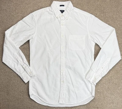 J.Crew Sim Oxford Men's Button Down White Long Sleeve Casual Shirt Size Small - Image 1 of 4