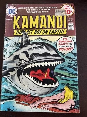 KAMANDI THE LAST BOY ON EARTH #23 (DC 1974) JACK KIRBY art! - Image 1 of 2