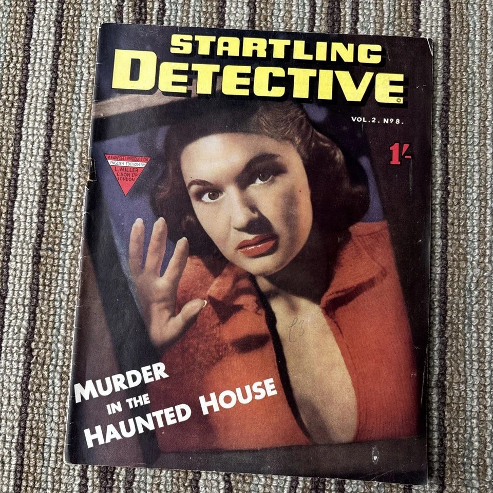 Startling Detective Vol 2 Number 8 Good Condition Foto 1 de 4
