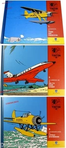 Lot 3 fascicules livres TINTIN les avions hydravions magazin booklet part review - Picture 1 of 1