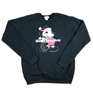 Walt Disney World Mickey Mouse Santa Hat Christmas Sweater XL Youth Kids - Picture 1 of 5