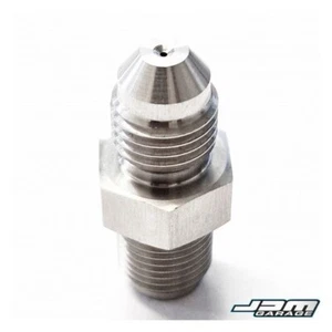 JDMGarageUK AN4 to AN-4 Turbo Restrictor Adaptor Fitting (0.9mm) Garrett GT GTX - Picture 1 of 1