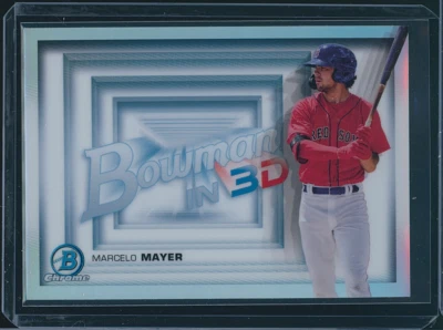 2022 Bowman Chrome 3D Marcelo Mayer Boston Red Sox AA-3064 - Image 1 of 2
