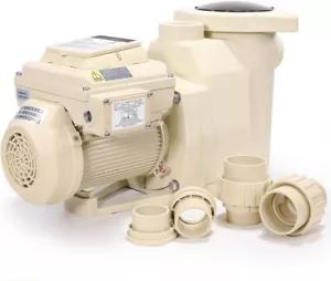 XtremepowerUS 3HP Variable Speed Swimming Pool Pump InGround Pool Motor 1.5/2" - Picture 1 of 5