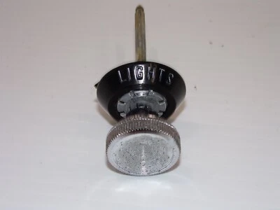 1963 Plymouth Fury Farol Interruptor Botão Porca Moldura OEM Sport Fury Belvedere  - Imagem 1 de 4