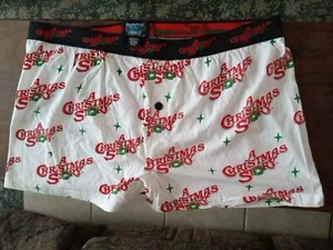 Thunder Creek MEN'S A CHRISTMAS STORY BOXERS White/Red Writing XXL New No Box - Picture 1 of 3