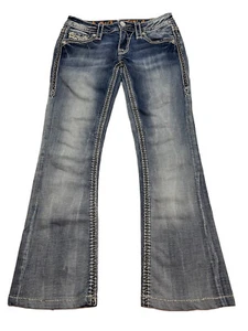 Jeans denim donna rock revival taglio finto B3 taglia 25 RJ8520B3 - Foto 1 di 13