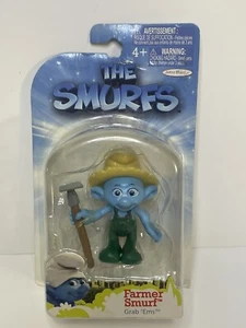The Smurfs Farmer Smurf Movie Grab ‘Ems, 2011, Jakks Pacific - Picture 1 of 8