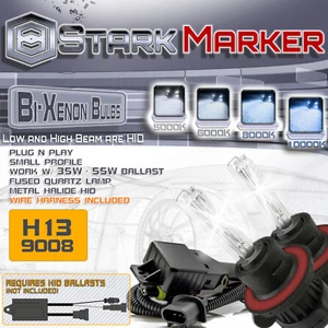 Stark 35W / 55W HID Bi Xenon Replacement Bulbs for Kit Dual Bulbs - H13 9008 - Picture 1 of 11