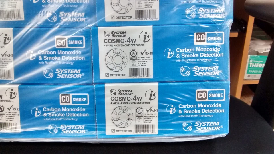 Detector de CO/humo I4 de 4 cables, 8,5 a 35 VDC, sensor de sistema #COSMO-4W Foto 1 de 1