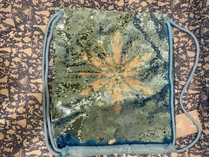 Borsa da bagno Disney Authentic Frozen 2 reversibile paillettes nuova con etichetta - Foto 1 di 2
