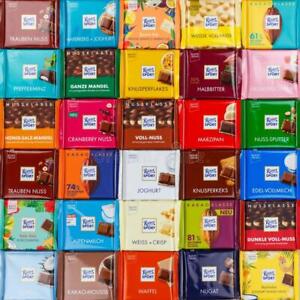 RITTER SPORT - Chocolate 100g - 22 Flavours To Choose