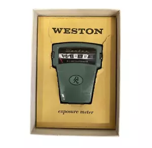 Vtg Weston Selenium Exposure Meter 1/50 Movies Camera Equipment Untested Box - Picture 1 of 6
