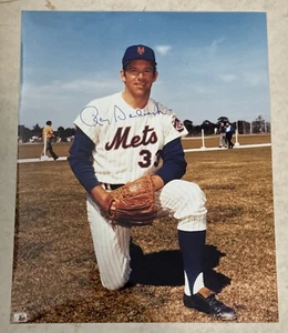RAY SADECKI NEW YORK METS SIGNED AUTOGRAPH 8x10 PHOTO Deceased - Picture 1 of 1