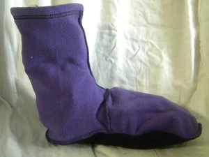 Unisex kuschelige Fleece Reise Booties lila XL MF7645 PP XL Neu in Verpackung - Bild 1 von 4