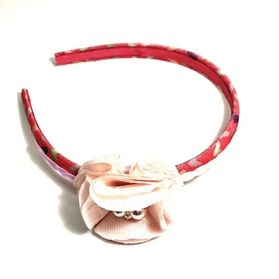 Diadema Diadema Flor Perlas Corazones Niñas Mujer por Patricia Adelson Foto 1 de 2