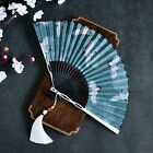Folding Fan Silk Fan Blade for Chinese Style Martial Arts Dances Shows