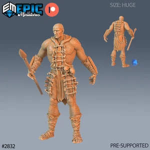 6K Harz 32 mm epische Miniaturen Jötunn Riesenstammesjäger (riesig) für D&D - Bild 1 von 1