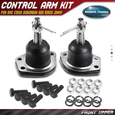 2x Front Upper Ball Joints for GMC C1500 Suburban G25 R1500 Jimmy G2500 P1500 - Image 1 of 4
