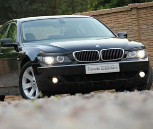 Párpados de faro para BMW 7 E65 / E66 2005-2008 Plástico ABS rediseñado NUEVO - Imagen 1 de 12