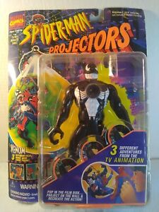 1994 Vintage Spider-Man Projectors Venom action figure sealed!