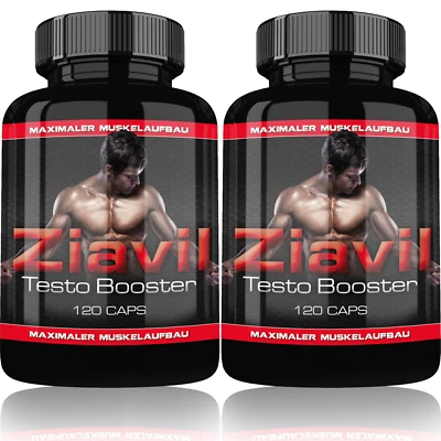 2×  Testo Booster Unterstützt Muskelaufbau & Kraft  Training & Performance  - Bild 1 von 4