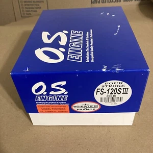 OS 120FS FS120III Four Stroke RC Airplane Engine w/ Pump Ring 70N Carb OSMG0935 - Picture 1 of 3