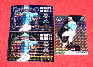 LUIS PATINO TAMPA BAY RAYS MOSAIC PARALLEL RC ROOKIE LOT OF 3 CARDS (KS724) - Bild 1 von 1