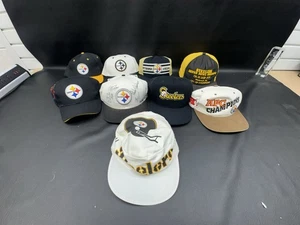 De colección Pittsburgh Steelers Sombrero SnapBack Lote Logo 7 Sombreros Firmados AJD y Más - Imagen 1 de 12