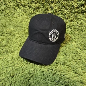 NWOT Manchester United New Era Strapback Hat - One Size - Black Cap - Picture 1 of 7