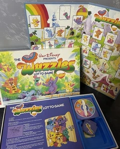 Walt Disney The Wuzzles Lotto Board Game Vintage 1985 MB Games Complete & GC - Picture 1 of 8