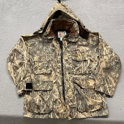 Chaqueta Herters Para Hombre XL Mossy Roble Sombra Hierba Caza Extraíble Capucha Exterior Foto 1 de 4