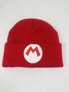 Super Mario Bros Knit Beanie - Red One Size - CultureFly Collector's Item 2017 - Picture 1 of 8