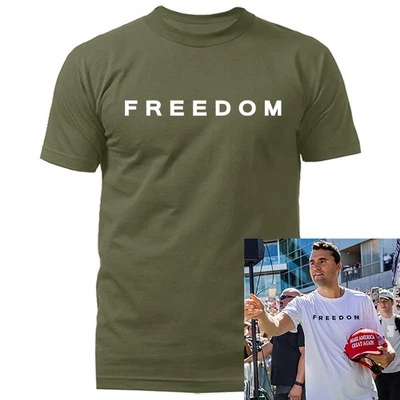 Charlie Kirk True Patriot Freedom T-shirt - Image 1 of 2