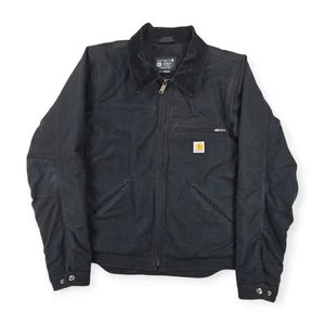 Carhartt Detroit Workwear Blanket Lined Jacket Black Men's Small - Picture 1 of 9
