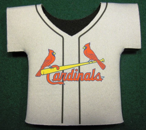 ST LOUIS CARDINALS JERSEY STYLE CUP COOLER Cover