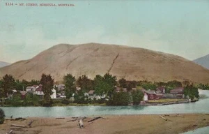 Mount Jumbo - Missoula, Montana - Posted Litho - Bild 1 von 3