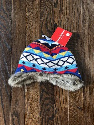 Sombrero de trampero Hanna Andersson Infant XS (6-12M) con forro de piel sintética - ¡NUEVO CON ETIQUETAS! Foto 1 de 4