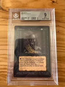 Magic the Gathering MTG Beta Pestilence BGS 9 (Beta Bob) - Picture 1 of 1