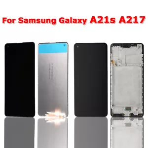 Conjunto digitalizador de pantalla táctil con marco para Samsung Galaxy A21S A217 LCD - Imagen 1 de 13