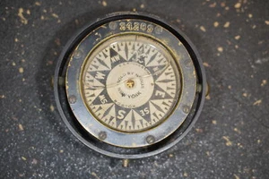 Antique Ship Compass E. S. Ritchie & Sons Sold by Negus New York - Picture 1 of 5