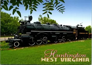 Huntington's Ritter Park train Huntington WEST VIRGINIA CONTINENTAL POSTCARD D7 - Picture 1 of 2